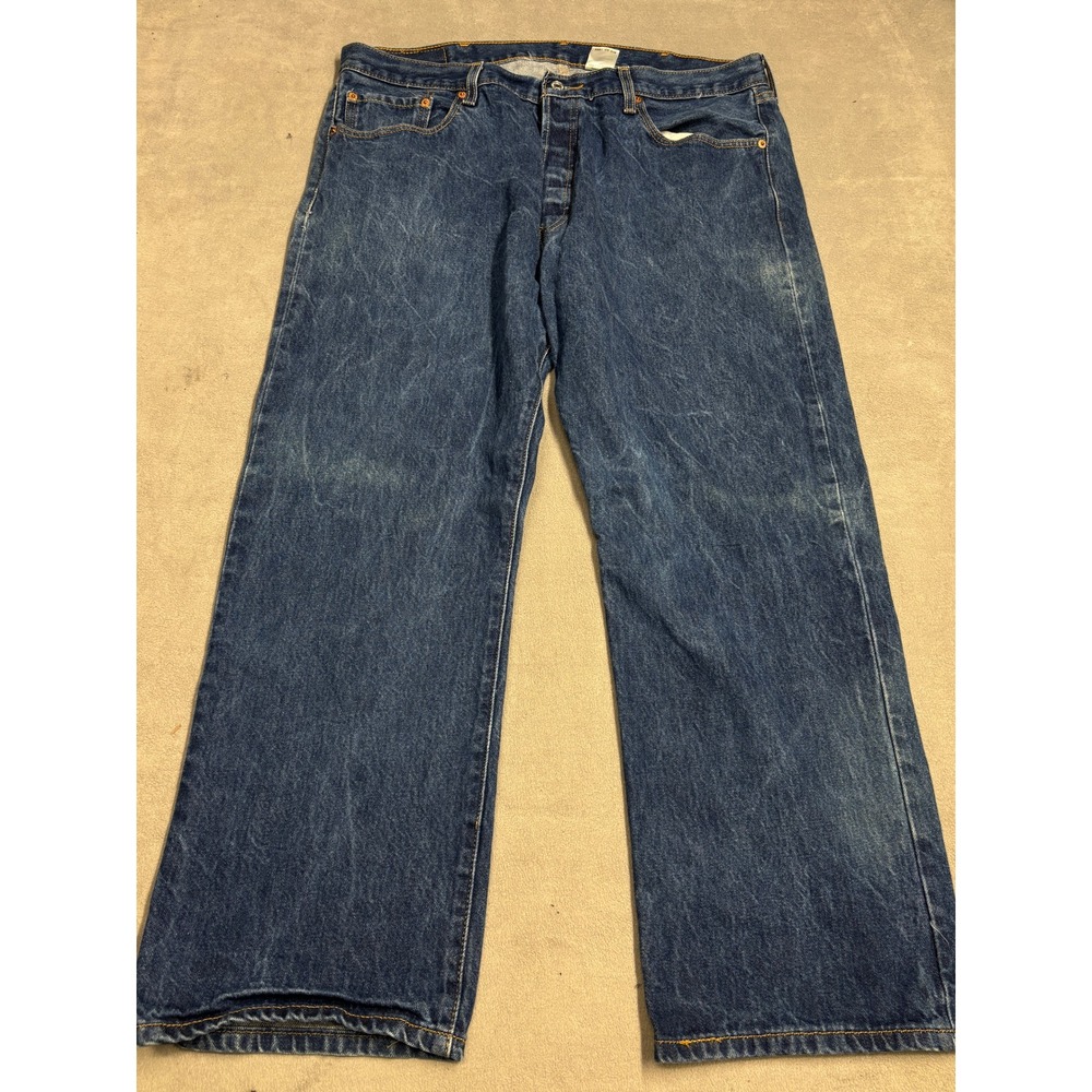 Levi Strauss 501 XX W40 L30 Button Fly Dark Wash Denim Jeans Made in Colombia